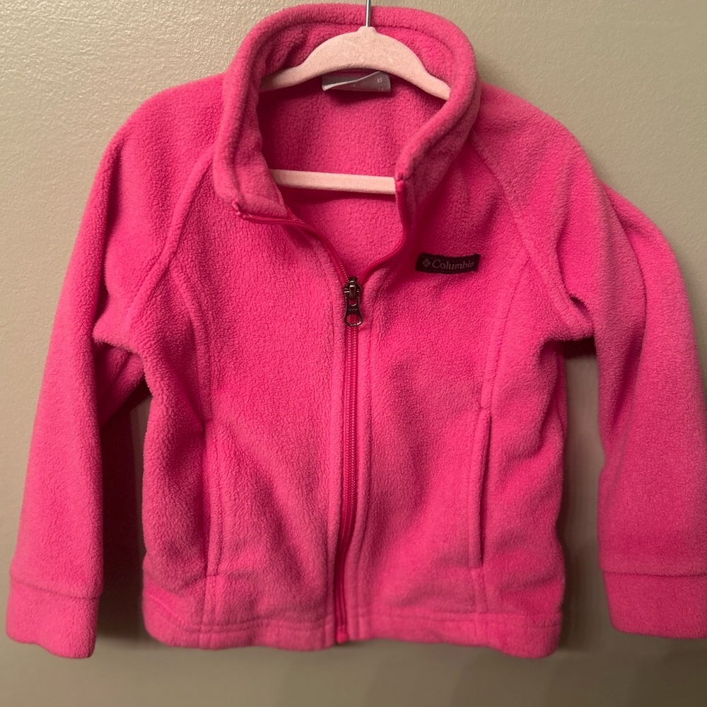 Columbia Vibrant Pink Fleece Jacket